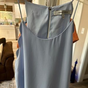 Naked zebra dress worn once beautiful baby blue color